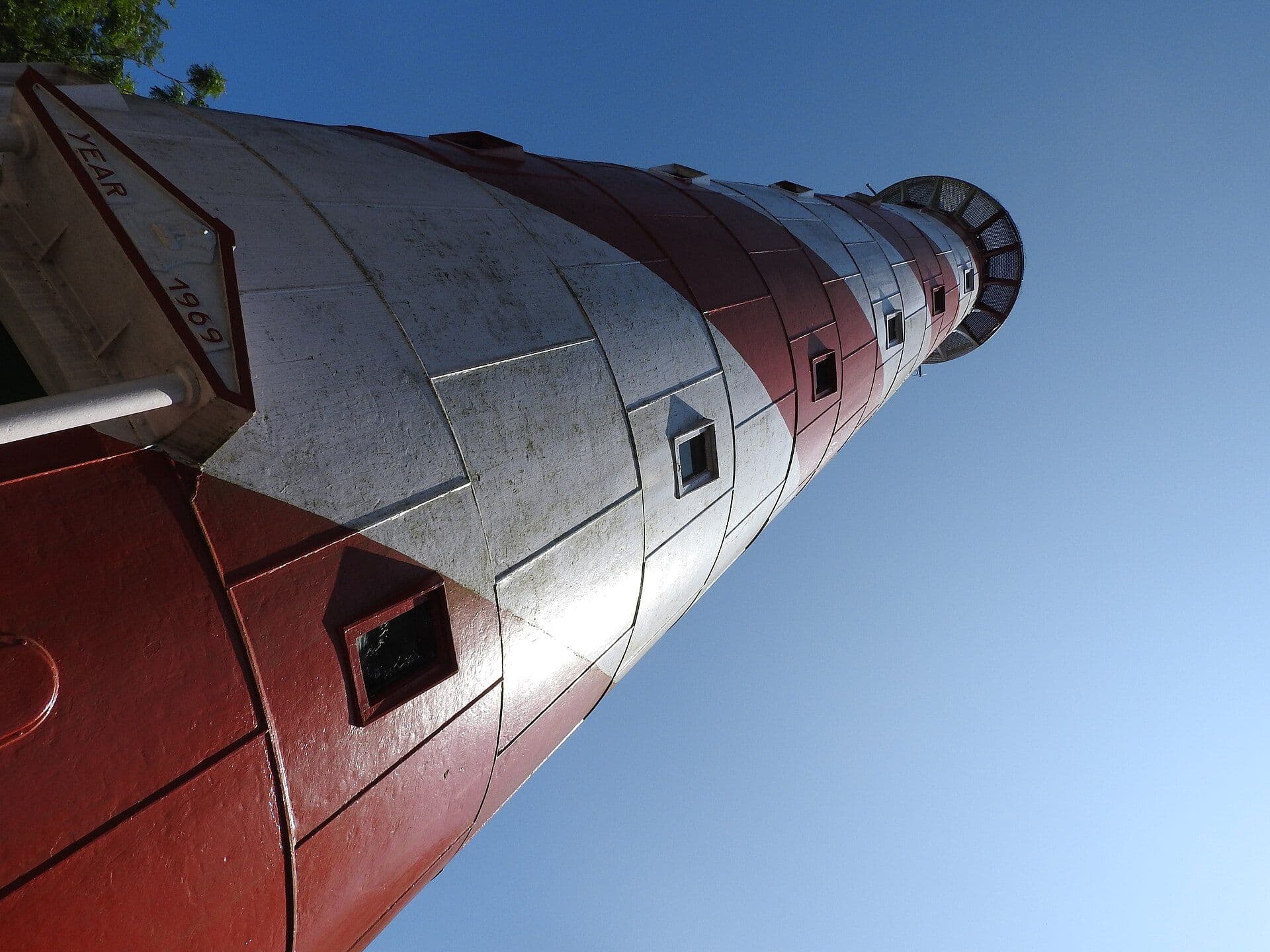The lighthouse on North Bay Island, Andaman Islands